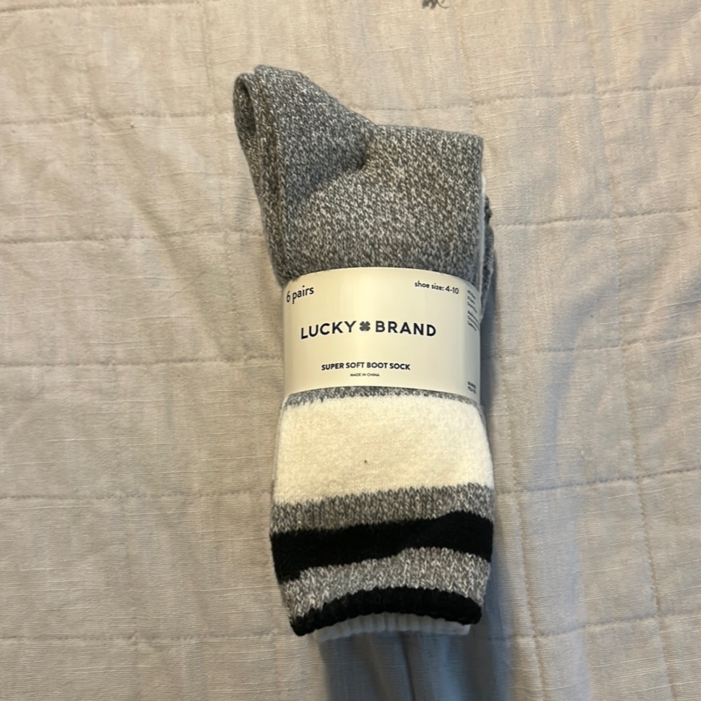 Brand New Lucky Brand Boot Socks